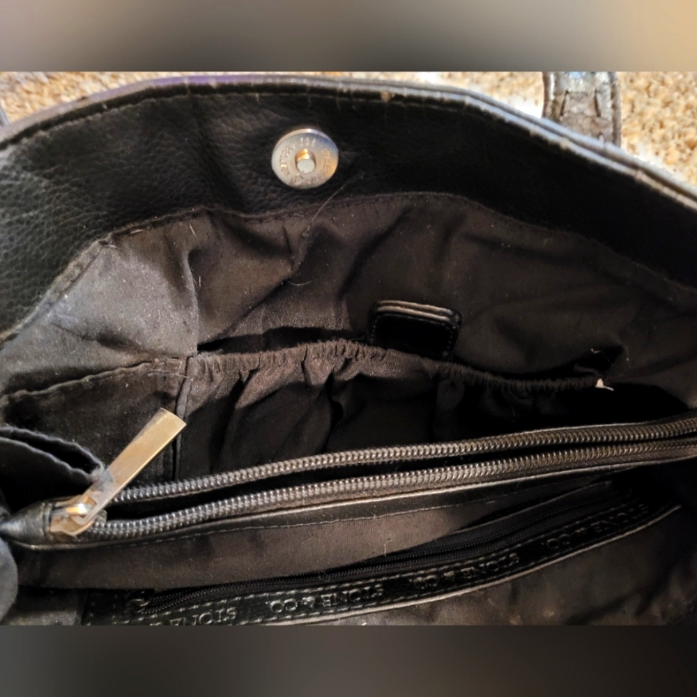 Used Stone & Co. Black Leather Purse - Picture 4 of 6